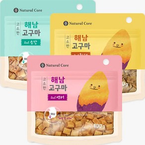 네츄럴코어 - 고소한 해남 고구마 강아지 간식, 혼합, 300g, 1개