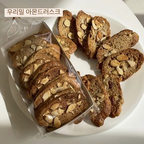 우리밀 통밀 아몬드러스크(120g), 1개, 120g