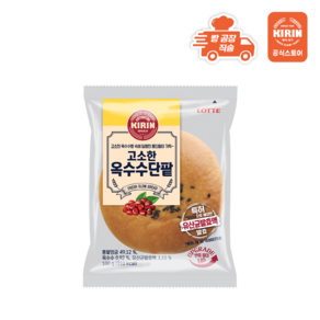 [빵공장 직송] 롯데베이커리 고소한 옥수수단팥(100g), 10개, 120g