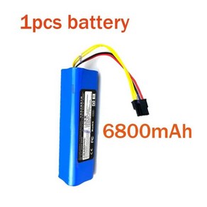 오리지널 충전식 리튬 이온 배터리 Lifeo RX10 로봇 진공 청소기 배터리 팩 144V 6800mAh, 1) 1pcs6800mAh, 1pcs6800mAh