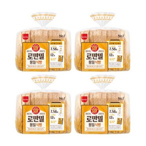 삼립 천연효모 로만밀식빵 420g무료배송, 4개, 420g