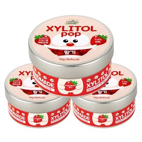 수제 장인 자일리톨 팝 캔디 사탕, 70g, 3개