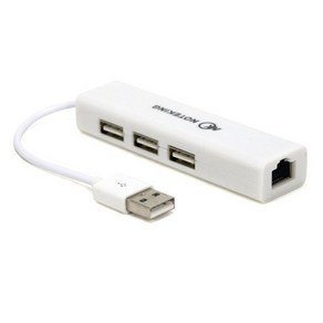 USB TO LAN + 3포트 허브 인터넷 연결 케이블 젠더 유선 랜카드 이더넷 어댑터