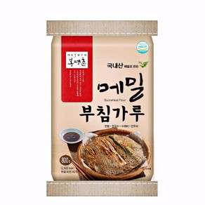 건강한 맛 봉평촌 메밀 부침가루 1호 800g 2개 국내산 메밀