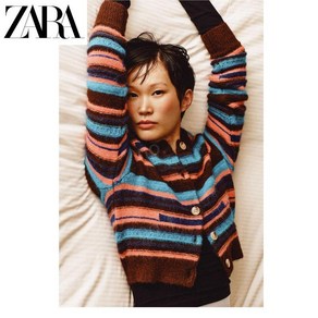 ZARA 자라 봄 2025 스트라이프 니트 가디건