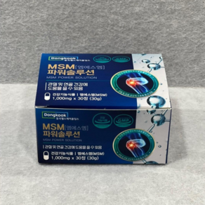 동국 MSM 파워솔루션 1000mg x 30정 x 1, 1개