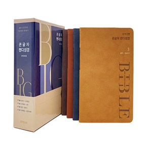 개역개정4판 큰글자 핸디성경 (전4권) (핸디/대단본/무색인/무지퍼/PU)