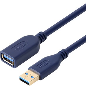 USB3.0 연장 AM-AF 케이블 2m (블루) 넷매이트NM-UF320DB, 1개