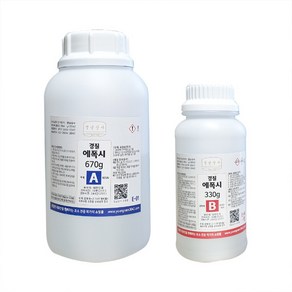 투명 에폭시 1kg/EPOXY 레진 공예 수지 접착제/경질