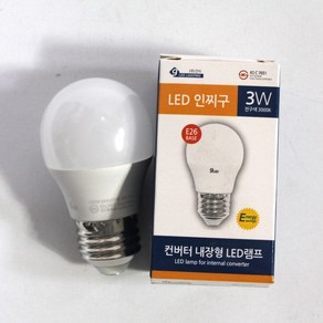 LED 미니크립톤 3W E14 / E17 전구색 주광색 꼬마전구 LED 전구, 전구색(노란빛), 1개