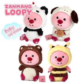 [아이코닉스] 잔망루피 봉제인형 동물시리즈 30cm (옵션선택), 곰, 1개