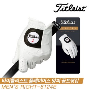 [아쿠쉬네트코리아 정품] 타이틀리스트 19 NEW 플레이어스 양피 골프장갑 [6124E/화이트][남성용], 화이트, 1개
