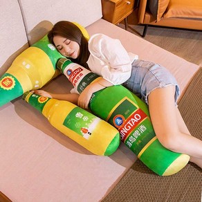 맥주인형 칭다오인형 친구선물 바디필로우, 칭다오 30cm