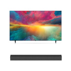 LG QNED TV 75형 75QNED80KRA (사은품 : LG 사운드바), 스탠드