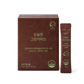 네츄럴굿띵스 오늘은 그린커피빈 체지방분해 다이어트 커피 2g x 30포 1박스