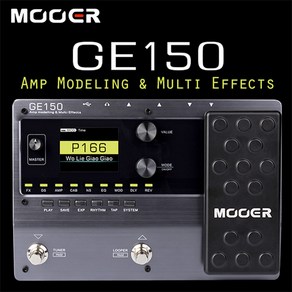 무어오디오 멀티 이펙터 Mooer Audio - GE150 멀티 이펙터 어댑터포함