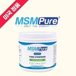 MSMpue 식이유황 옵티 엠에스엠 파우더 4000mg 250g/미국아마존1위상품 99% 고순도 고함량 미국정품 직구, 250g, 1개