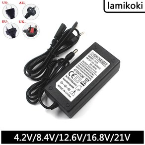 16.8V 21V 1A 2A 3A 5A 리튬 폴리머 배터리 팩용 인텔리전스 이온 충전기, 4.4.2V 1A - AU, 1개