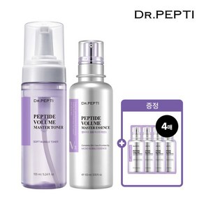 닥터펩티 볼륨 마스터 듀오(에센스105ml+버블토너)+에센스4매