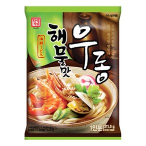 한성기업 해물맛 우동, 211.5g, 30개