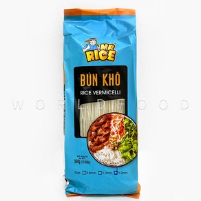 월드푸드 베트남 쌀국수 건면 두이안 분코 1.2mm 라이스 버미셀리 BUN KHO 300g, 1개