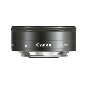 캐논 Canon 단초점 광각 렌즈 EF-M22mm F2 STM 미러리스 일안 대응 캐논 EF 마운트 블랙 블랙