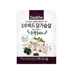 굽네 블랙올리브 수비드 닭가슴살 100g, 10개