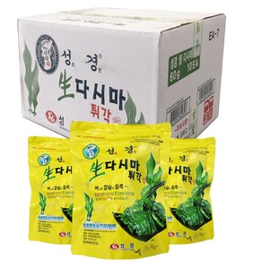 지도표 성경김 생 다시마 튀각 60gx10봉, 600g, 1개