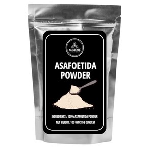 Natuevibe Botanicals Asafetida Powde 100gm (Hing Natuevibe Botanicals 아사페티다 파우더 100gm (힝 아사포에티다, 1개, 3.53 Ounce (Pack of 1), 136.08g