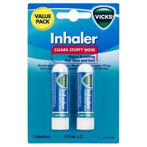 호주 빅스 인헤일러 코막힘 완화 흡입기 Vicks Inhaler 2pack