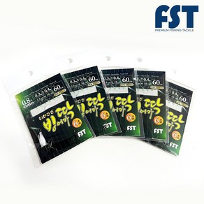 빙어가 딱 FST 빙어용 카드채비 낚시바늘 6본 얼음낚시 채비, 1개, 5개입, 빙어가딱 6본 [FT-H20]