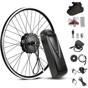 YOSE 파워 26인치 e-bike 변환 키트 48V500W 후면 모터 48V13Ah 리튬 배터리 및 뒷바퀴 6S/7S/8S/9S 카세트/나사 피니언 통합 컨트롤러 LED 디스, Rea moto Feewheel scewed 5, Rea moto Feewheel scewed 5, 1개