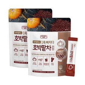 내추럴박스 호박팥차 분말 스틱 국내산, 2g, 20개입, 2개