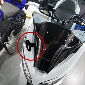 오토바이 부품 튜닝 pcx 사이드 미러 앞 유리 브래킷 앞 유리 장착 키트 혼다 pcx 125 150, 1개