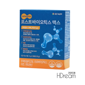 녹십자 유산균 포스트바이오틱스 맥스 GC 프로바이오틱스 분말 징간깅 HD 녹십자 락토모션 4g x 30포(유통기한23년12월), 120g, 1개