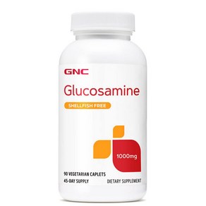 GNC 글루코사민 1000mg 베지테리안 캐플렛, 90정, 1개