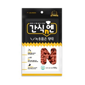 애견 간식엔 녹용품은 황태 100g 져키 반려견, 1개