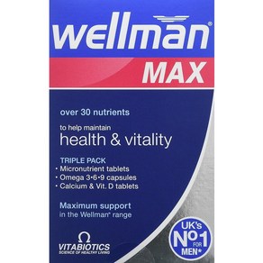 Vitabiotics Wellman Max - 84 정제/캡슐, 1개, 84정