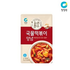 청정원 요리한수 국물떡볶이양념, 8개, 140g