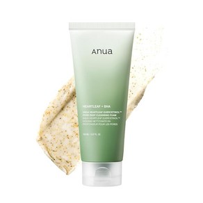 ANUA(아누아) 삼백초 딥클렌징폼 150ml 세안 모공 블랙헤드 각질 맑음 흔들린 피부 오일리 혼합 피부 스킨케어 한국세안 한국 화장품【-·정품】, 1개