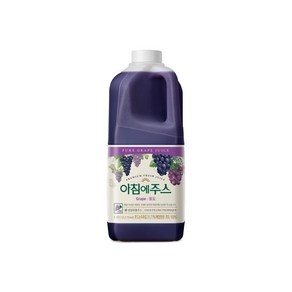 서울우유 아침에주스 포도주스 1800ML 2개세트 우유청년