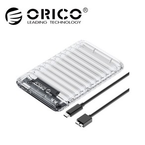 ORICO(오리코) 2139U3-V1(투명) 2.5형 HDD/SSD 외장케이스, 단일속성