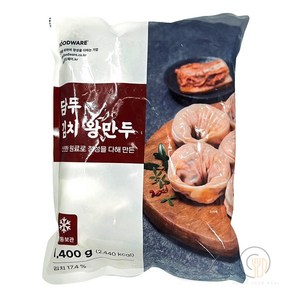 푸드웨어 담두 김치왕만두 1.4kg, 4개