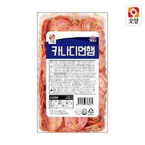 [사조오양] 국산돼지고기 79% 남부 카나디언햄 1kg 2-8EA(냉동)(각종토핑)_치즈왕자, 3개