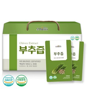 황지네이처 부추즙 100ml 30개, 1개, 3L