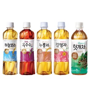 웅진식품 차음료 500ml x 10페트 하늘보리 자색옥수수차 등 425501, 10개