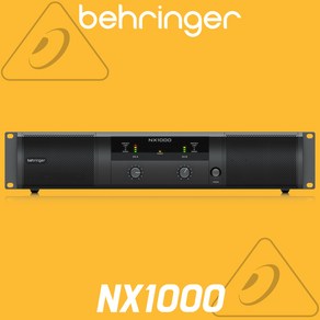 [정품] BEHRINGER NX1000 베링거 파워 앰프 2채널 디지털 앰프