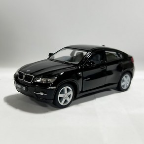 BMW X6 다이캐스트 미니카 1:38 스케일 색상 3종, 실버, 1개