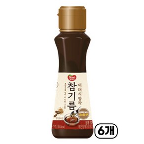 동원 재래식압착 참기름 75ml x 6병, 6개