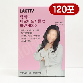 락티브 미오이노시톨 앤 콜린 4000 5g x 120포